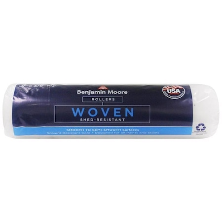 Benjamin Moore Woven 9 In. W X 3/8 In. Regular Roller 1 Pk